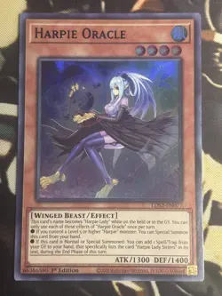 Yugioh: Harpie Oracle - LDS2-EN077 - Ultra Rare (Blue) - 1st Edition - NM - Image 1