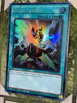 YuGiOh QUICK LAUNCH Silver Super Rare BLC1-EN042 - Image 1