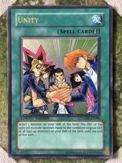 YuGiOh UNITY Ultra Rare Limited Edition JUMP-EN006 - Image 2