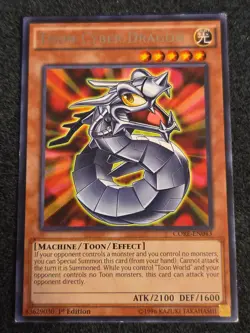1st Edition Toon Cyber Dragon CORE-EN043 Rare Clash of Rebellions YuGiOh Card LP - Image 1