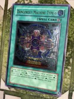 YuGiOh DANGEROUS MACHINE TYPE-6 Ultimate Rare LODT-EN096 - Image 1