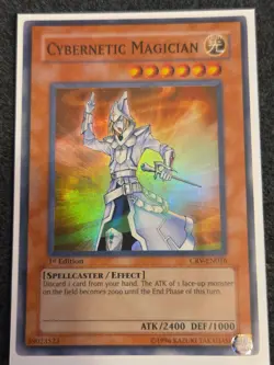 Cybernetic Magician - CRV-EN016 - Super Rare - 1st Edition YuGiOh - Image 1