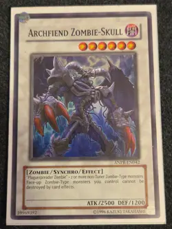 ANPR-EN042 Archfiend Zombie-Skull Super Rare Unl Edition Near Mint Yugioh Card - Image 1