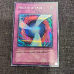 UNLIMITED NEGATE ATTACK 1996 TSC-003 YUGIOH CARD - Image 1