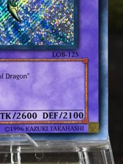 Yugioh Gaia the Dragon Champion LOB-125 The Legend of Blue Eyes 1st Edition -NM - Image 4