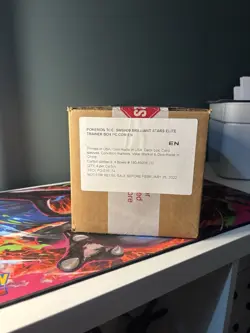 Pokemon Center Brilliant Stars Elite Trainer Box ETB factory Case of 4 - Image 1