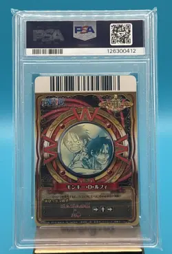 One Piece One Py Berry Match W Monkey D. Luffy & Portgas D. Ace GR C299-W PSA 10 - Image 2