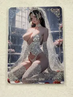 Boa Hancock One Piece Waifu RELUCTANT Spicy WEDDING PROMO SSP Anime Card - Image 1