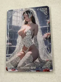 Boa Hancock One Piece Waifu RELUCTANT Spicy WEDDING PROMO SSP Anime Card - Image 2