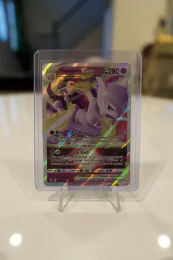 Pokemon Go Mewtwo VSTAR Full Art Holo Card #31/78 Rare NM Condition - Image 1