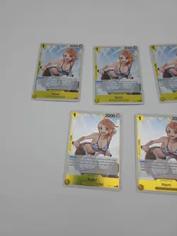 7x OP15-108 Nami Rare English Adventure On Kamis Island One Piece - Image 2