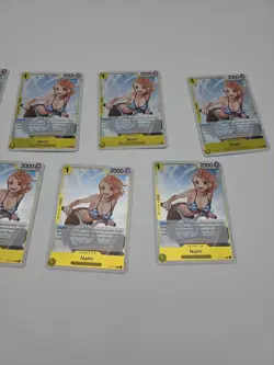 7x OP15-108 Nami Rare English Adventure On Kamis Island One Piece - Image 3