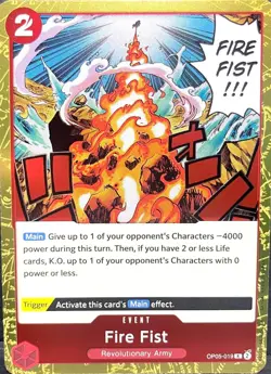 One Piece - Fire Fist OP05-019 Foil - R - Image 1