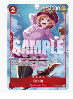 Koala (Alternate Art) - OP05-006 - Extra Booster One Piece - Image 1