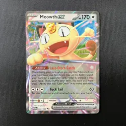 Meowth ex 062/088 - 2026 Perfect Order Double Rare Holo - Pokemon Card NM - Image 1