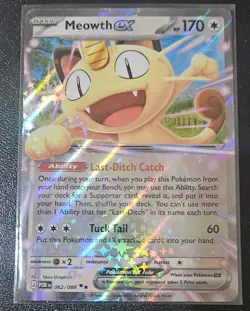 MEOWTH EX - 062/088 - Double Rare - Perfect Order - Pokemon Card - NM - Image 1
