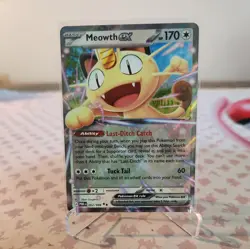 Meowth EX 062/088 Pokemon Card Perfect Order NM POR 62/88 English Mega Evolution - Image 1