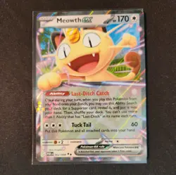 Meowth EX 062/088 Pokemon Card Perfect Order NM POR 62/88 English Mega Evolution - Image 2