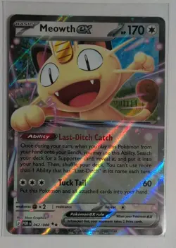Meowth ex 062/088 - Perfect Order Pokemon Card - NM pack fresh staple deck card - Image 1