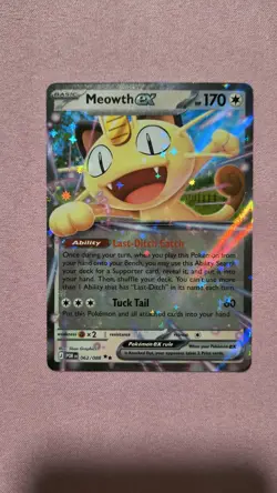 Meowth ex 062/088 - Double Rare - Perfect Order - NM/M - Pokemon Card - Image 1