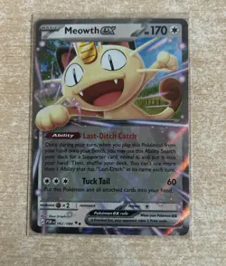 Meowth ex 062/088 *Double Rare* Perfect Order Mega Evolutions Pokemon Card NM - Image 1