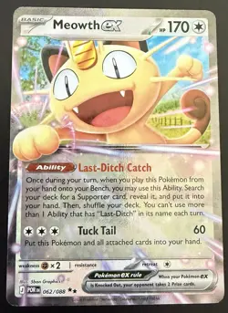 Meowth ex 062/088 - Double Rare - Perfect Order - NM/M - Pokemon Card - Image 1