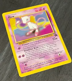 Pokemon Mew # 8 - Black Star Promo - Card Vintage WOTC Near Mint - Image 3