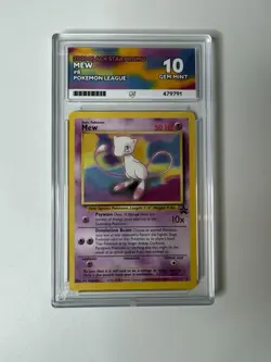 ACE 10 Mew 8 BLACK STAR PROMO Pokemon Card WOTC League Promo GEM MINT - Image 1