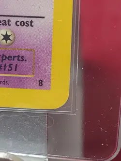 Mew #8 Non-Holo Black Star Promo WOTC Pokemon Card LP - Image 5