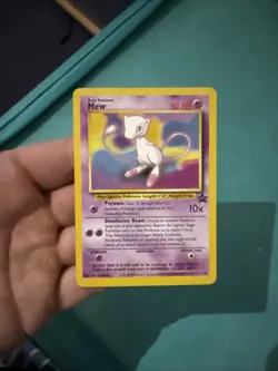 Mew Promo #8 Black Star Promo WOTC 1999-- 2000 Vintage Pokemon Card - Image 1