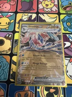 Greninja 106/167 Metal Card Gamestop Twilight Masquerade Promo NM Pokemon TCG - Image 1
