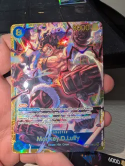 Monkey D. Luffy OP11-118 SEC Secret Rare & OP11-040 L Leader Card Lot One Piece - Image 2