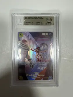 One Piece Charlotte Flampe Royal Blood EB01-056 SP Foil Beckett BGS 9.5 Card - Image 1