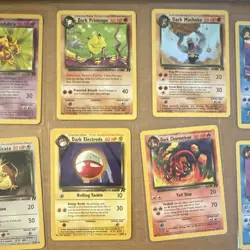 💥Pokemon Team Rocket Dark Card Lot vintage - Image 3