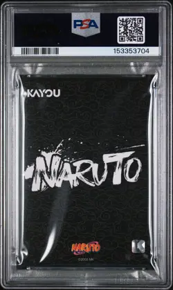 2025 KAYOU NARUTO SMRITI COLLECTIBLE CARD #003L5 GAARA PSA 9 - Image 2