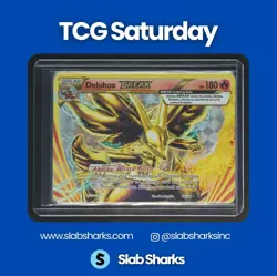2016 POKEMON XY FATES COLLIDE #14/124 DELPHOX BREAK CARD - Image 1