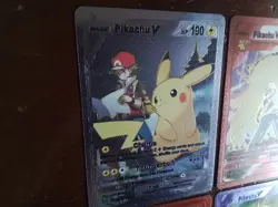 4 pikachu tg16 17 gallery Holo Full Art Pokemon Card ex gx vmax sr sar Chinese - Image 2