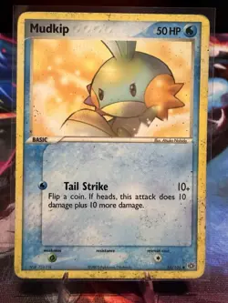 Pokemon Mudkip 50HP 56/106 Basic Water Regular Card English Nintendo - Image 1
