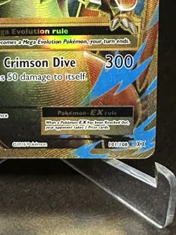 Pokemon TCG Evolutions Full Art Holo Ultra Rare Card M Mega Charizard EX 101/108 - Image 5