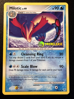 Prerelease Milotic 70/147 Platinum Supreme Victors Pokemon Card Stamped Rare LP - Image 1