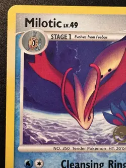Prerelease Milotic 70/147 Platinum Supreme Victors Pokemon Card Stamped Rare LP - Image 3