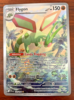 Pokemon Card-Flygon 101/094 - Illustration Rare- Phantasmal Flames - Holo LP - Image 2