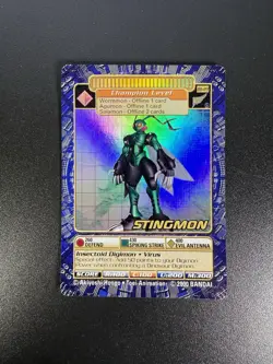 Digimon Stingmon BO-119S Card 2000 Digi-Battle Series 3 Bandai Holo Nm/M - Image 1