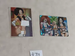 2 SEXY WAIFU DRAGON BALL Z ACG HOLOFOIL Cards - Image 2