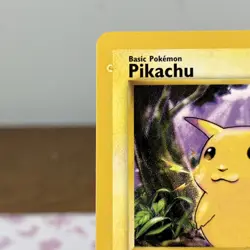 ⭐ERROR Pikachu - DOUBLE Printer Hickey - 58/102 Base Set Pokemon Card⭐ NM - Image 2