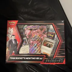 Pokemon TCG Team Rocket’s Mewtwo ex Box 3 Cosmos Promo Cards & 1 JUMBO Card NEW - Image 1
