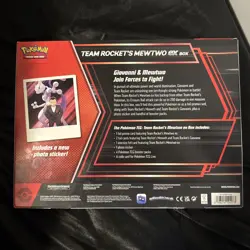 Pokemon TCG Team Rocket’s Mewtwo ex Box 3 Cosmos Promo Cards & 1 JUMBO Card NEW - Image 2