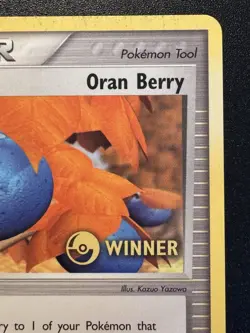 2003 Winner Stamp Oran Berry 85/109 EX Ruby & Sapphire Pokemon Card Rare MP - Image 4