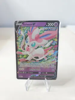 Sylveon V SWSH202 SWSH: Sword & Shield Promo Cards Holo Near Mint - Image 1