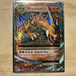 Pokemon Evolutions Ultra Rare Holo Card Mega M Charizard EX 13/108 2016 - Image 1